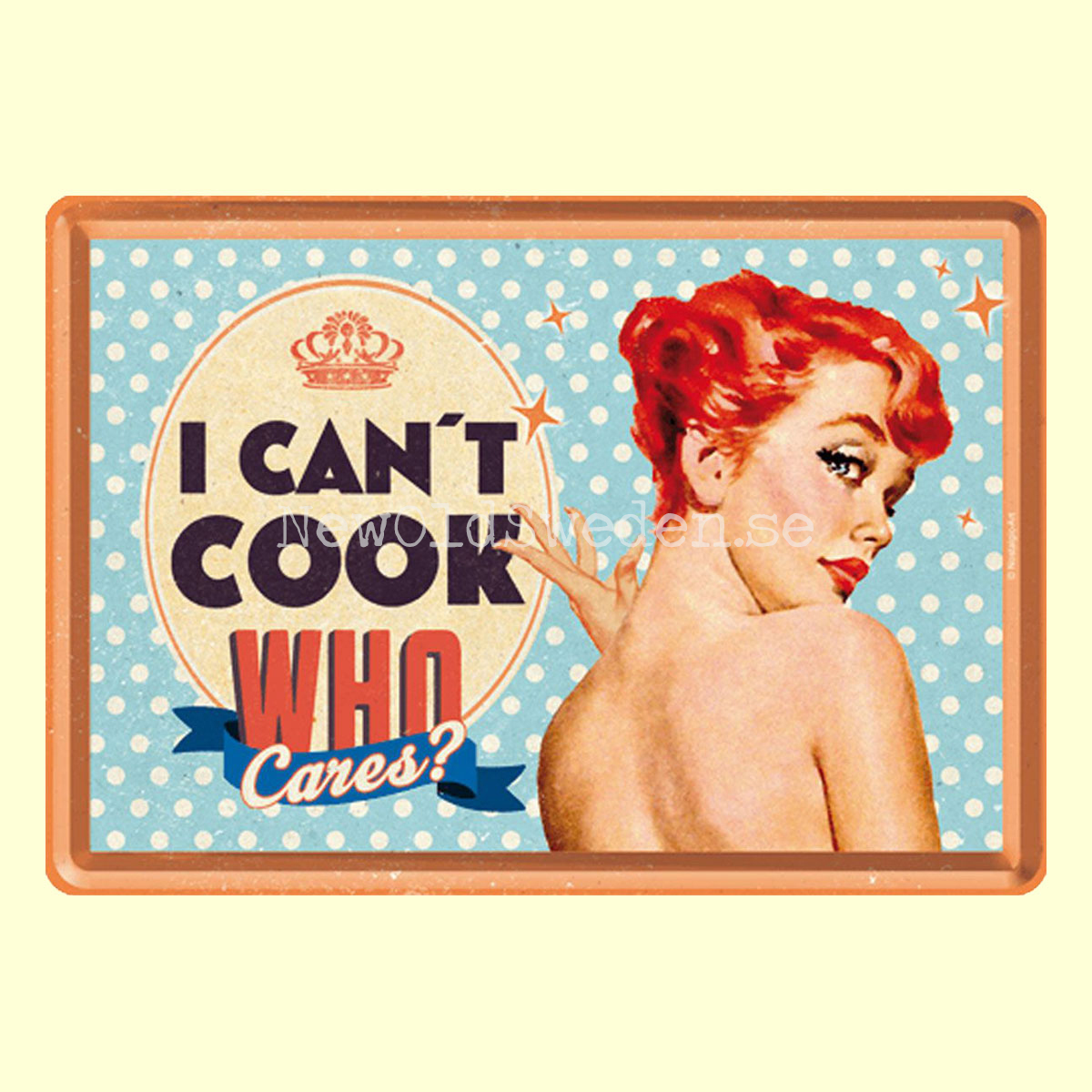 I CAN'T COOK 50´s - METAL CARD T3 - 3