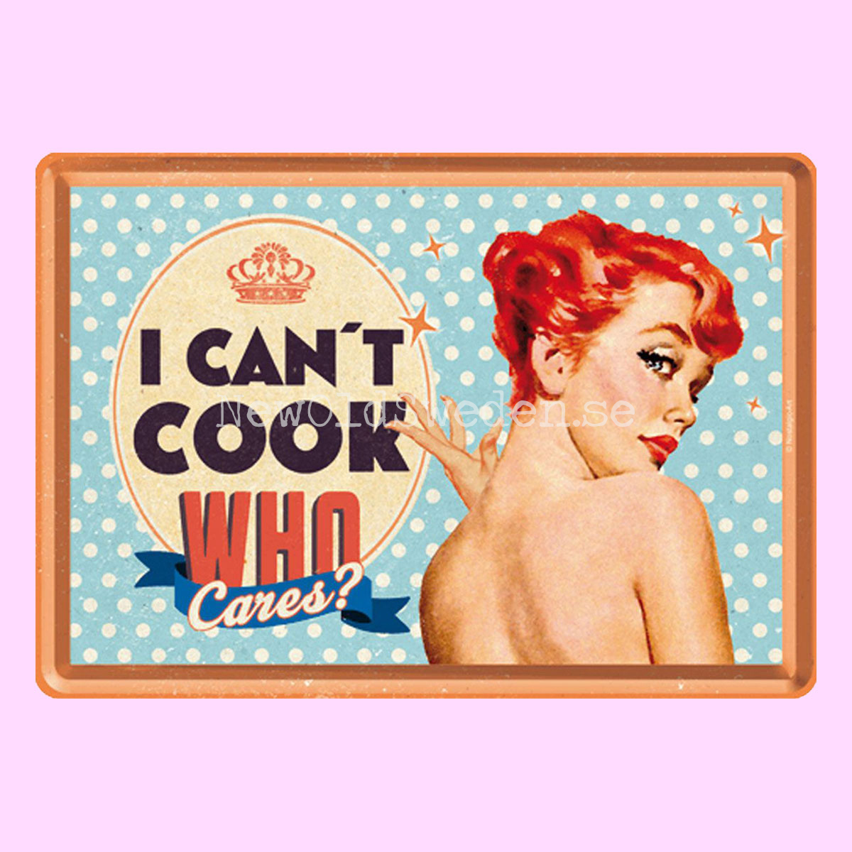I CAN'T COOK 50´s - METAL CARD T3 - 6
