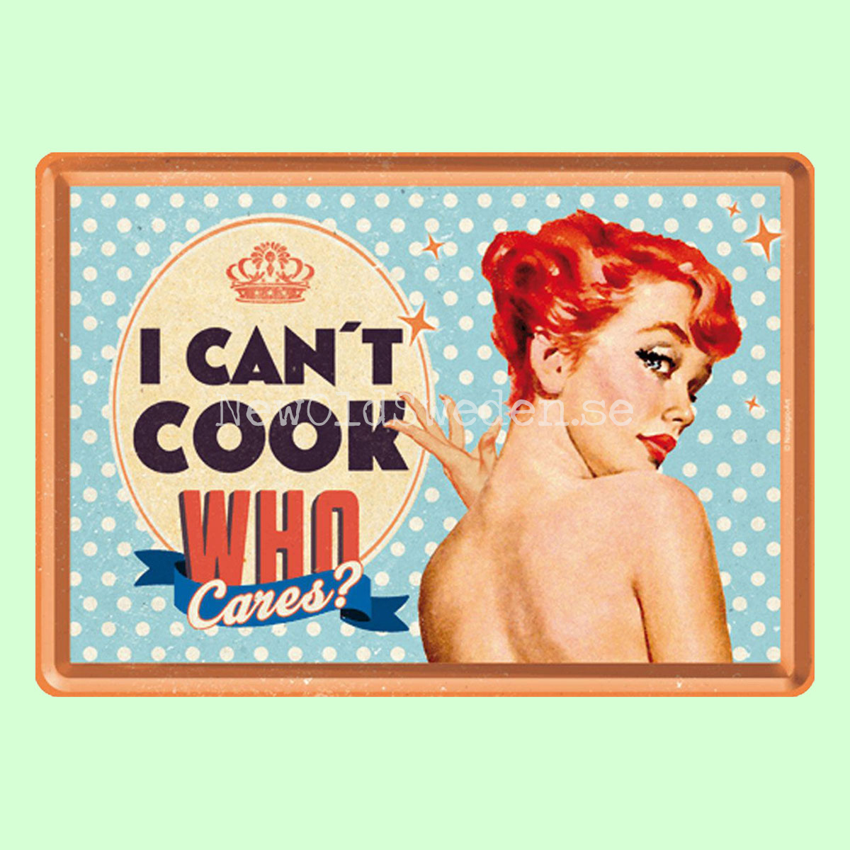 I CAN'T COOK 50´s - METAL CARD T3 - 5