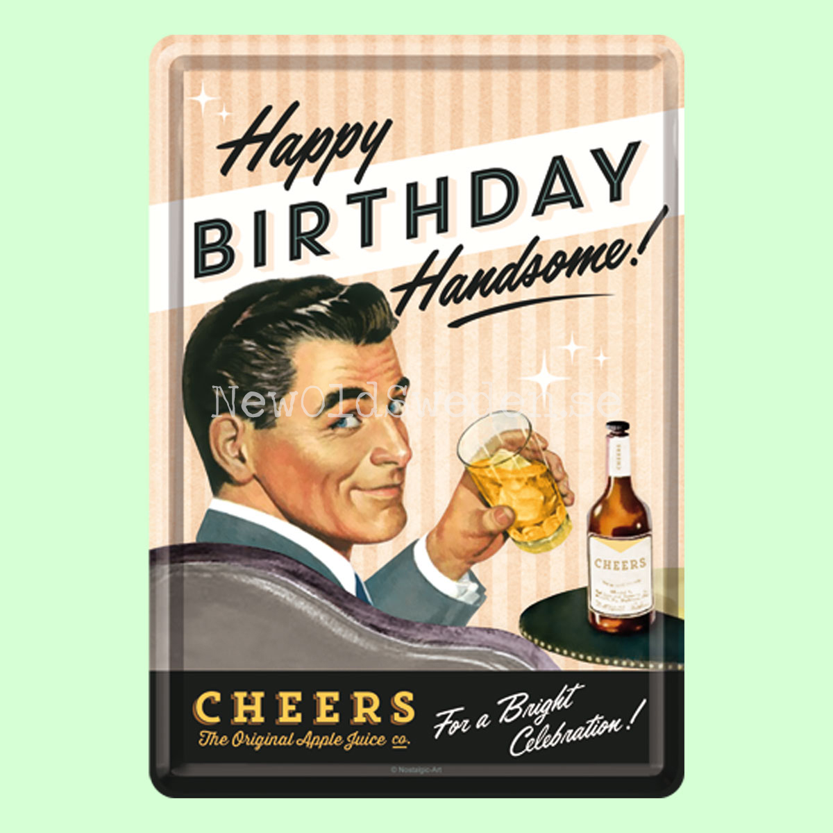 Happy Birthday 50´s - METAL CARD T4 - 3