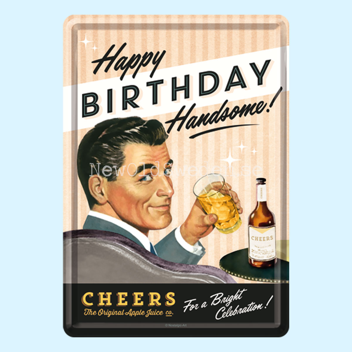 Happy Birthday 50´s - METAL CARD T4 - 6
