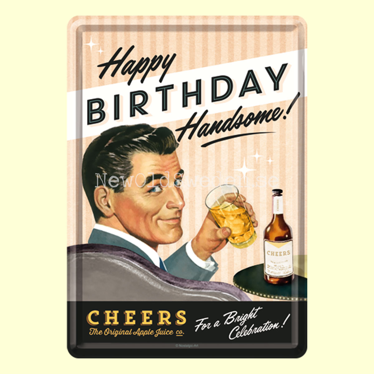 Happy Birthday 50´s - METAL CARD T4 - 5