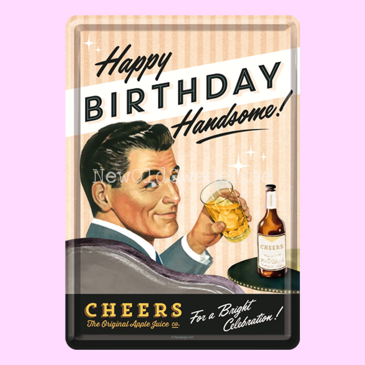 Happy Birthday 50´s - METAL CARD T4 - 4