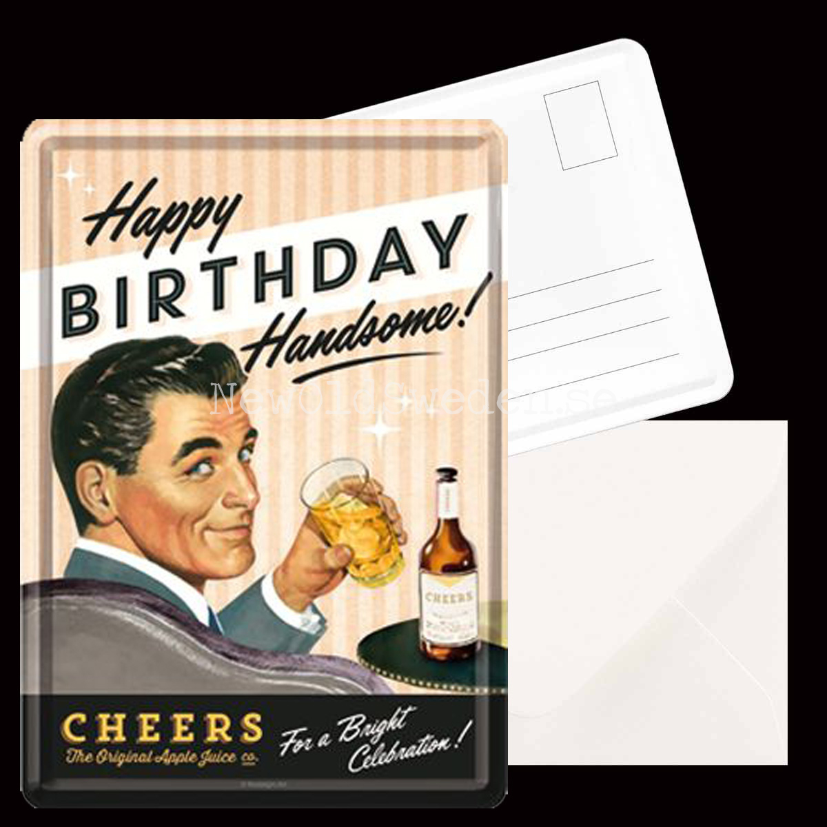 Happy Birthday 50´s - METAL CARD T4 - 8
