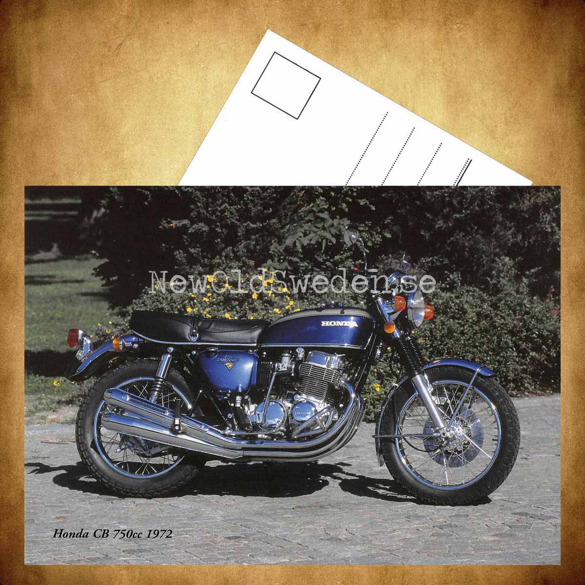 HONDA CB 750cc 1972 - Vykort A5 - 3