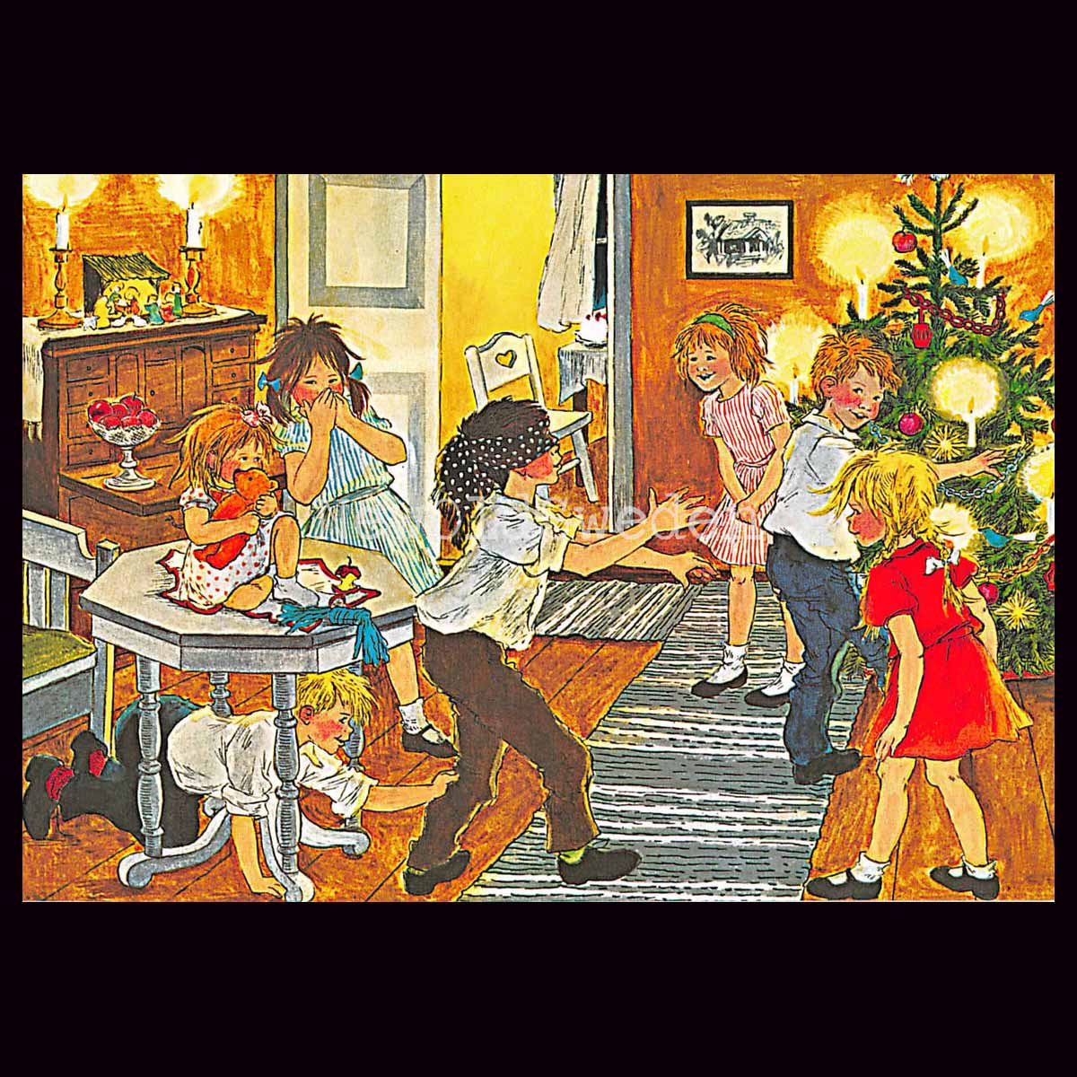 Jul i Bullerbyn - Vi leker blindbock - 100