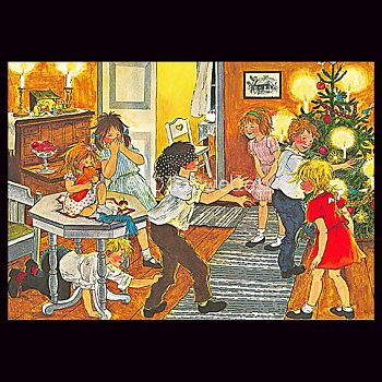 Jul i Bullerbyn - Vi leker blindbock - 100