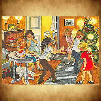 Jul i Bullerbyn - Vi leker blindbock - 100