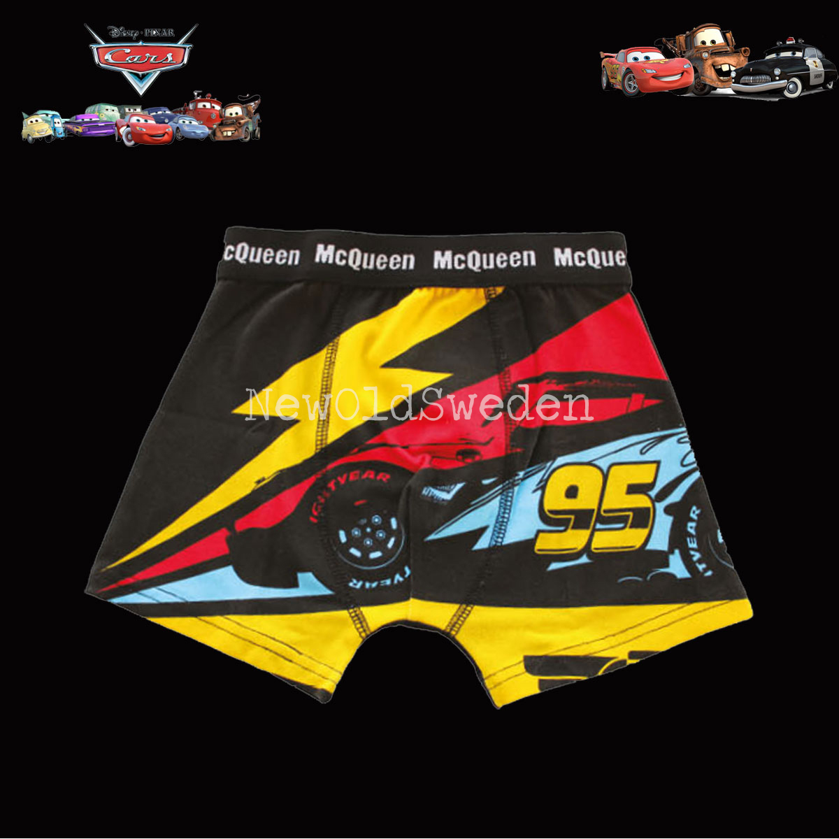 Boxer 2-pack CARS Stl. 104/110 cl - Disney Original - 2350 - 4