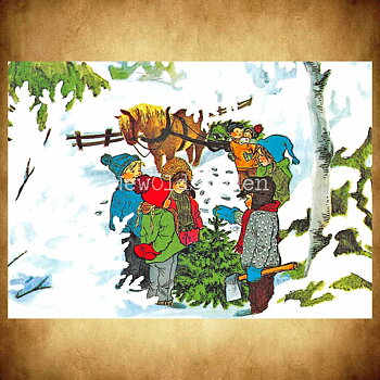 Jul i Bullerbyn - Vi hämtar julgran - 100