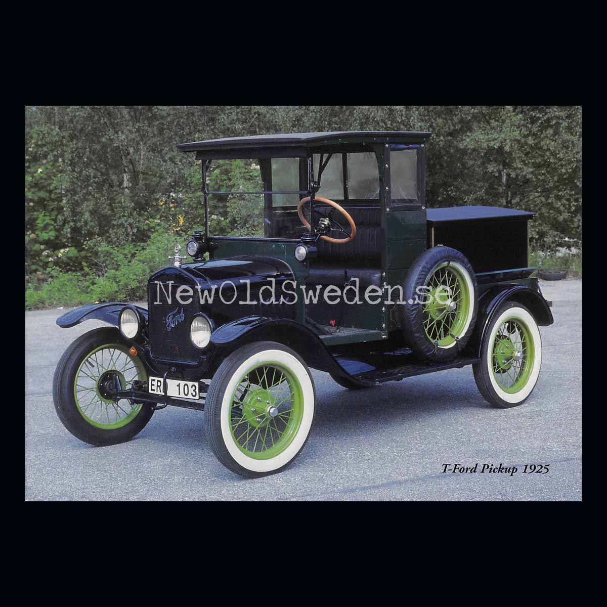 T-Ford Pickup 1925 - Vykort A5
