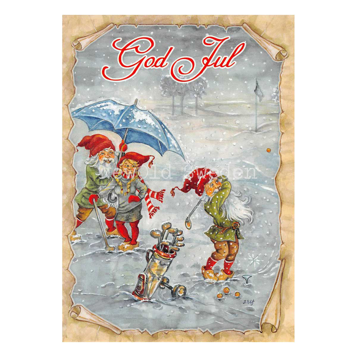 Tomte Golf God Jul - Ingrid Elf - 1018 - 4