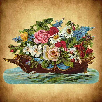 Green Flowership 16.5x10.5 cm - Bokmärke © Ernst Freihoff 5008