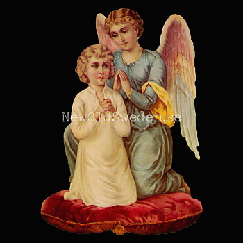 Angel with Child 11.5x16 cm -Bokmärke © Ernst Freihoff 5015