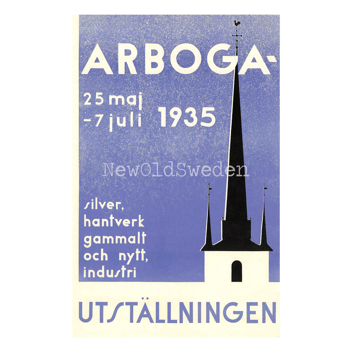 ARBOGA - 1934 - Vykort 12 x 18 cm - 4