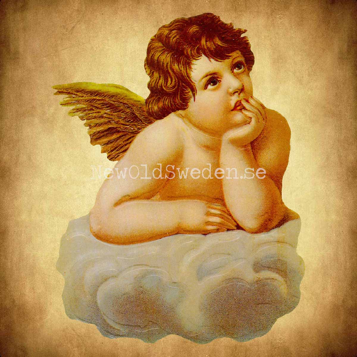 Cherub Rafael 11.5x15 cm - Bokmärke © Ernst Freihoff 5016 - 2
