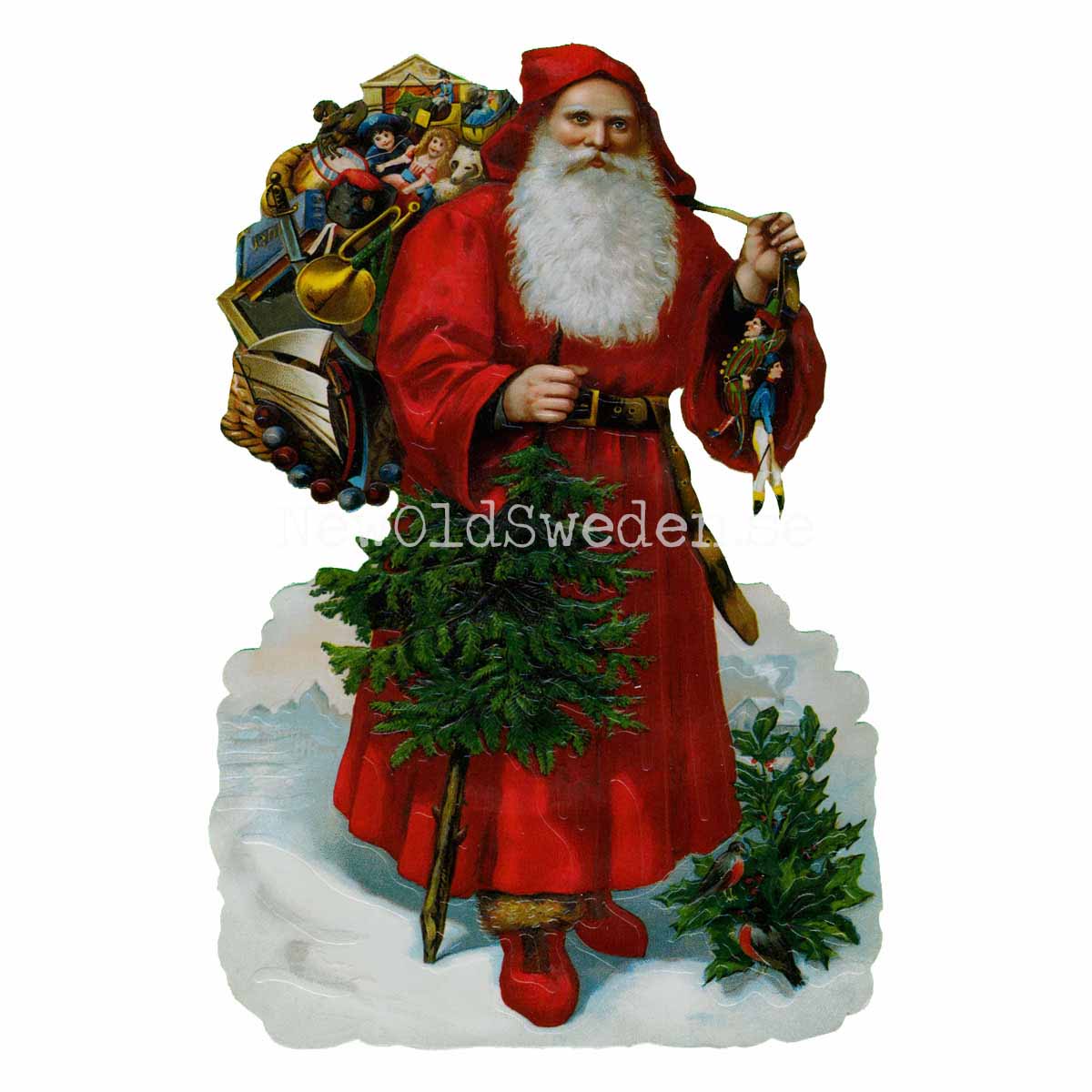 Santa in red 11x16.5 cm - Bokmärke © Ernst Freihoff 5020 - 3