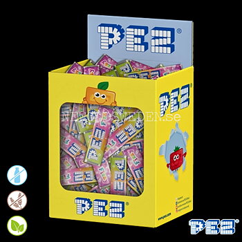 PEZ Bulk Pack FIZZY MIX (100 pcs) -  Bäst före: 2026-11-30