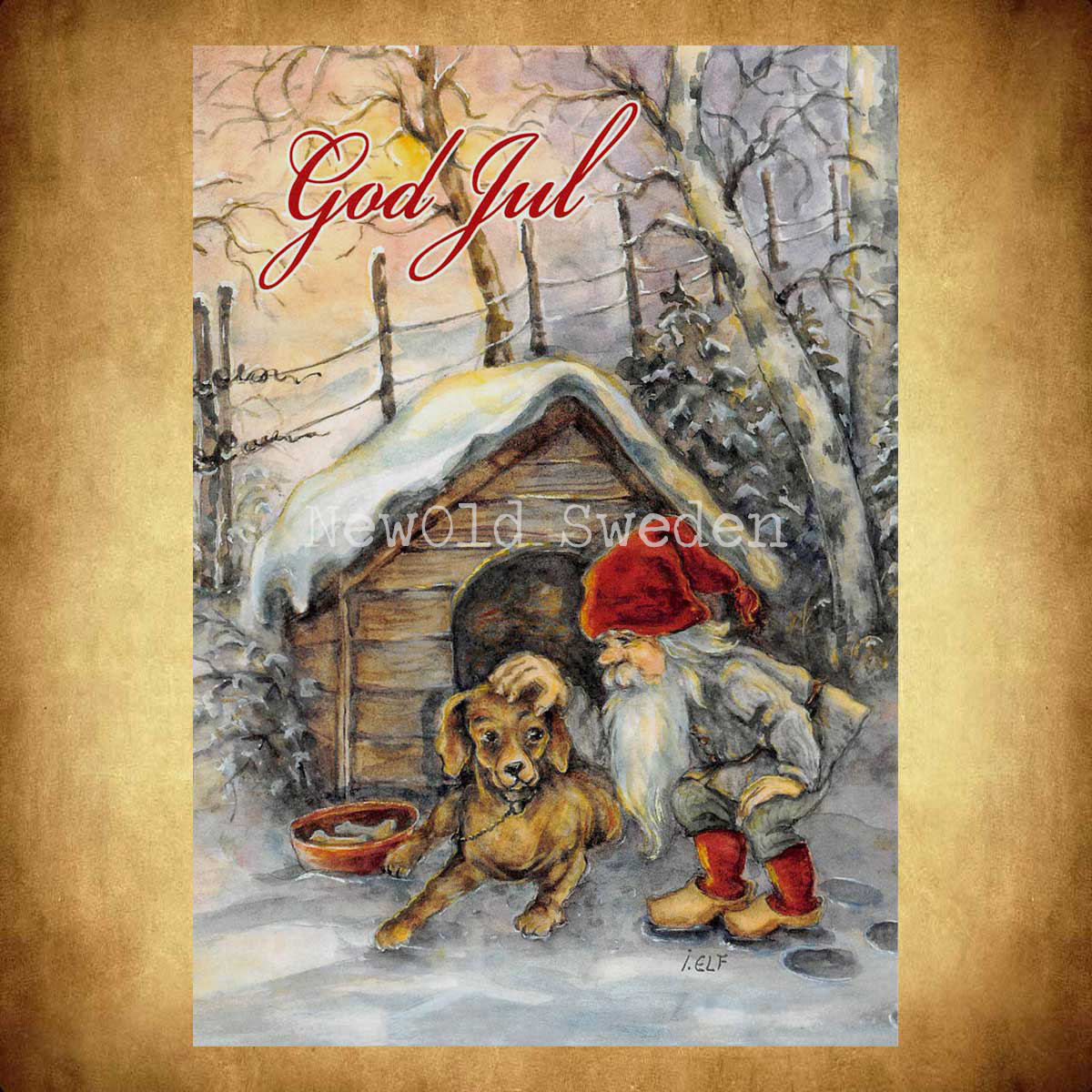 Bästa vännen - God Jul - Ingrid Elf - 1012 - 2