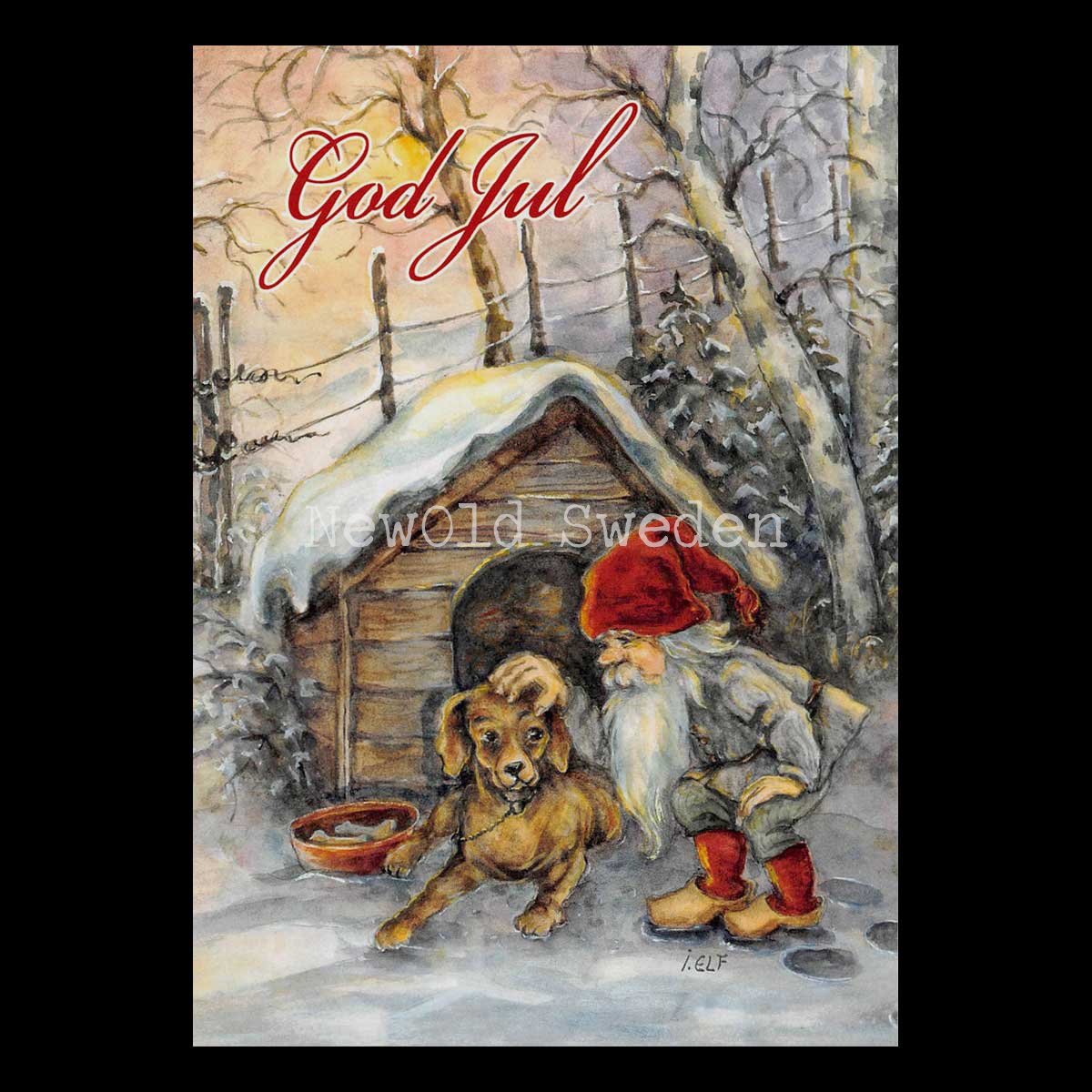 Bästa vännen - God Jul - Ingrid Elf - 1012