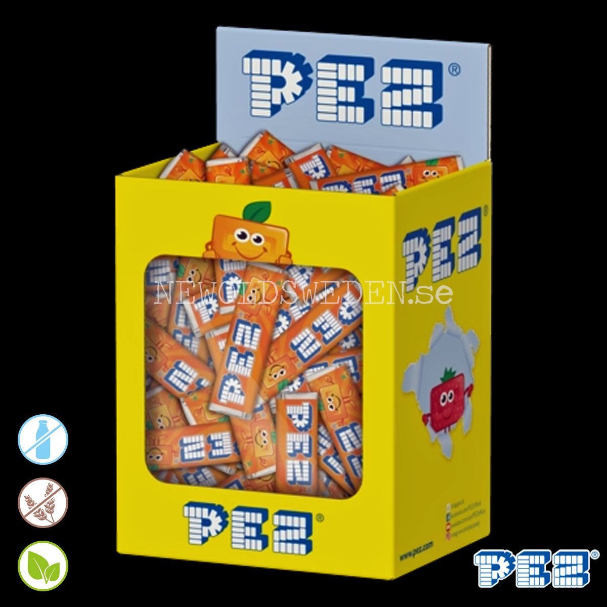 PEZ Bulk Pack ORANGE (100 pcs) -  Bäst före: 2026-12-30 - 2