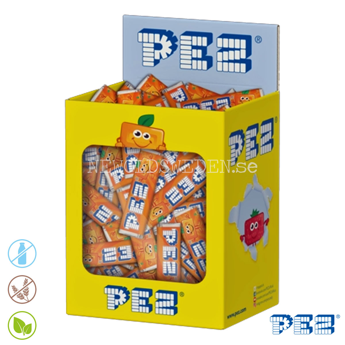 PEZ Bulk Pack ORANGE (100 pcs) -  Bäst före: 2026-12-30 - 4