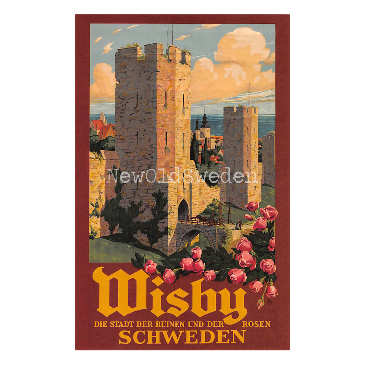 VISBY, ROSOR OCH MUREN - 1930´s - 4
