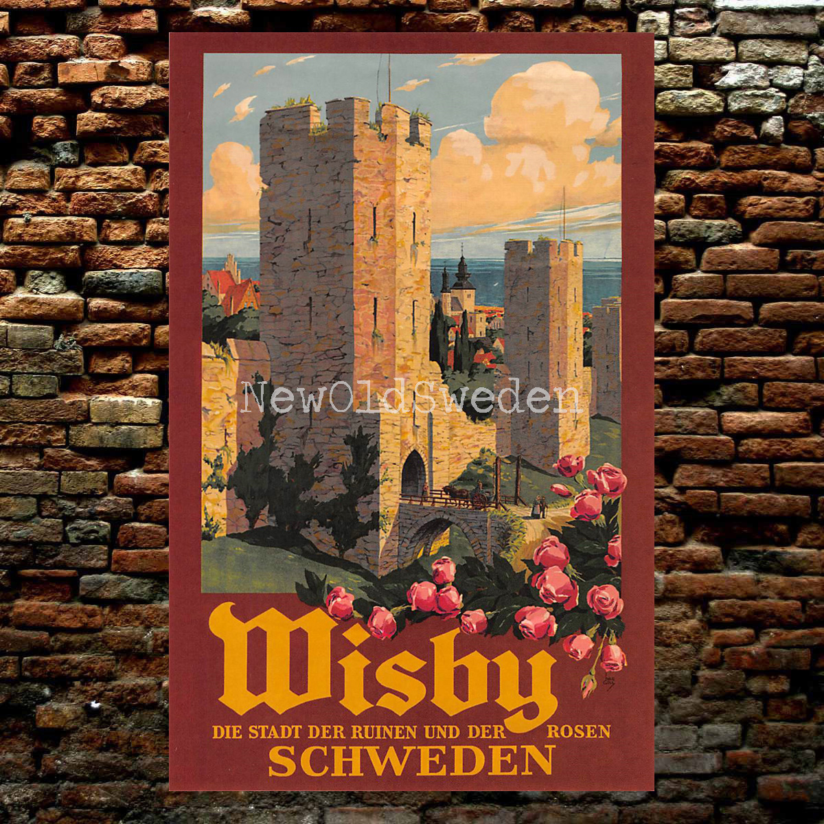 VISBY, ROSOR OCH MUREN - 1930´s - 2