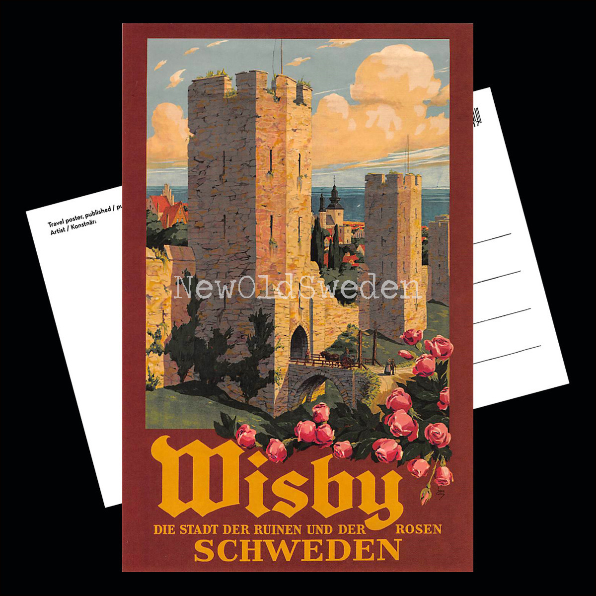 VISBY, ROSOR OCH MUREN - 1930´s - 3