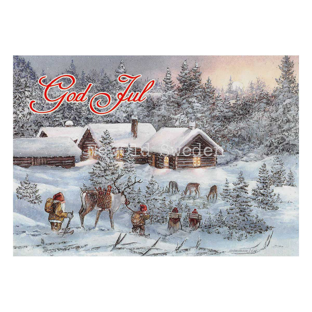 Tomteverkstan - God Jul & Gott Nytt År - Kjell Strömsmoen - 1015 - 4