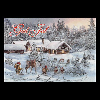 Tomteverkstan - God Jul & Gott Nytt År - Kjell Strömsmoen - 1015