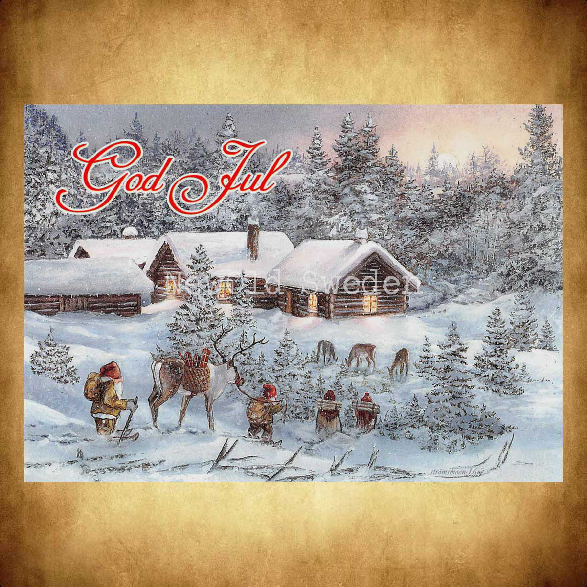 Tomteverkstan - God Jul & Gott Nytt År - Kjell Strömsmoen - 1015 - 2