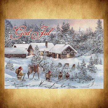 Tomteverkstan - God Jul & Gott Nytt År - Kjell Strömsmoen - 1015