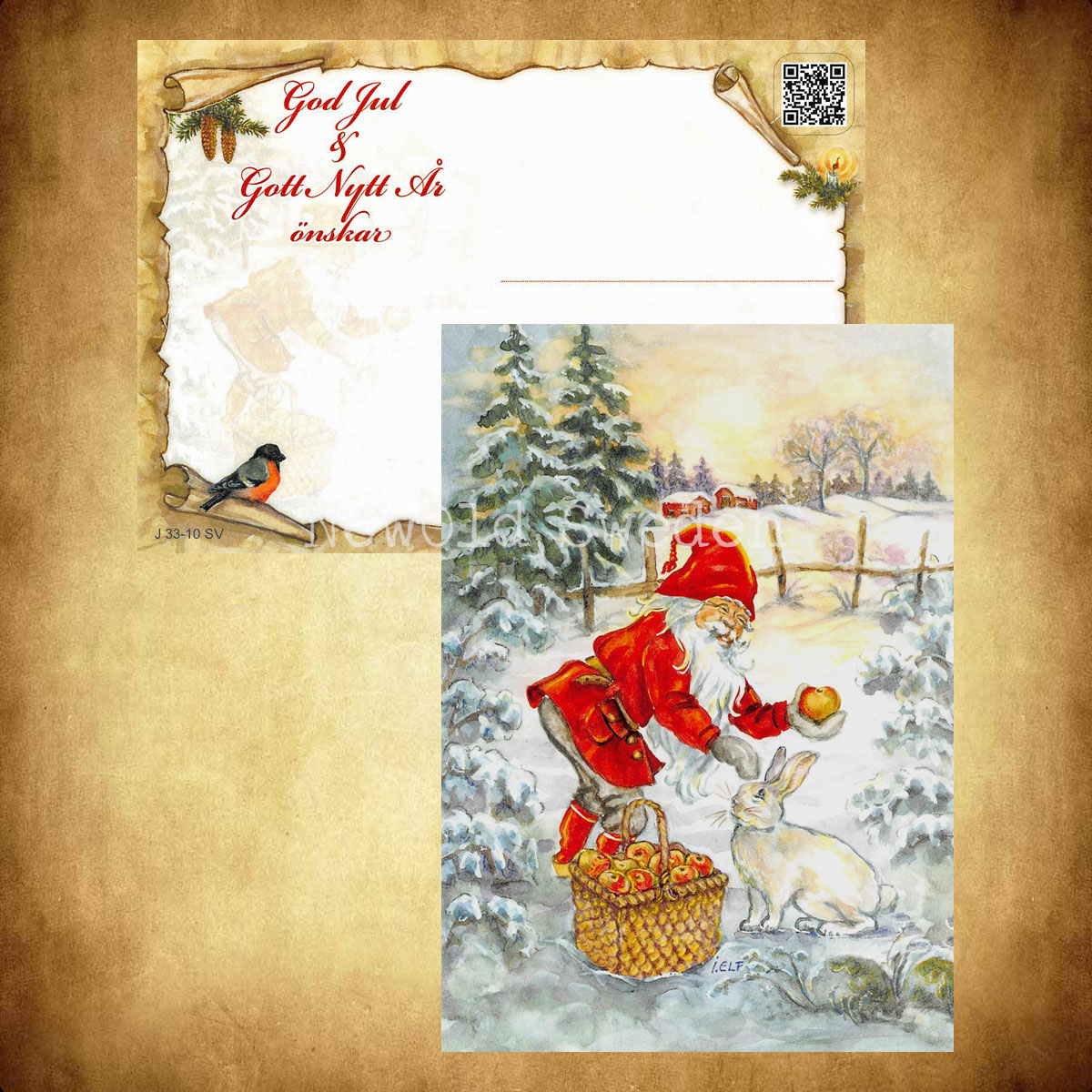 Tomten och haren - Ingrid Elf - 1007 - 3