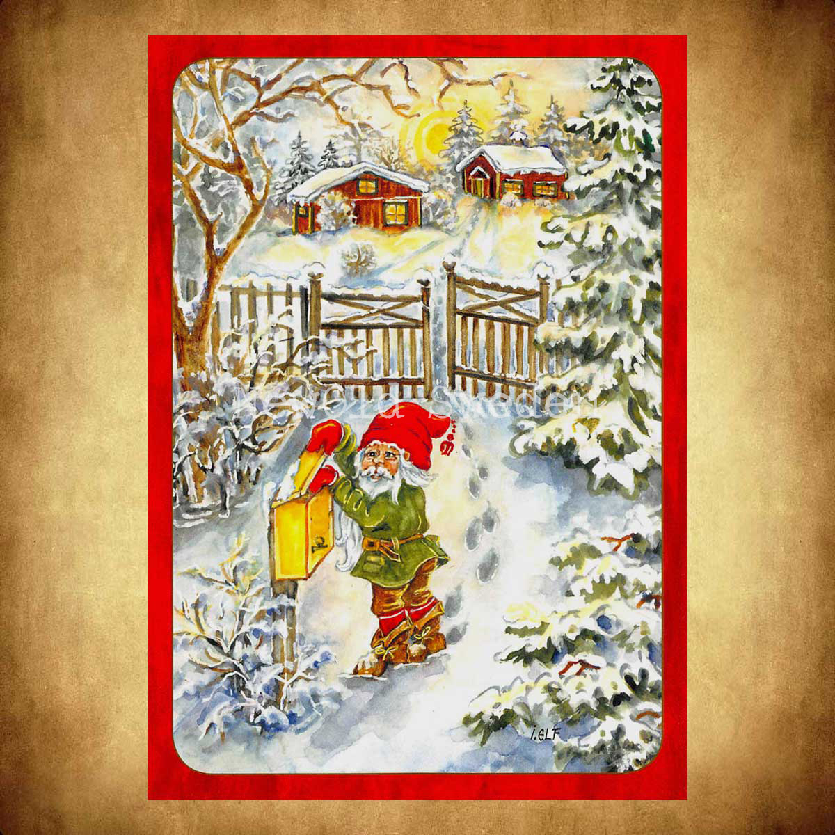 Julpost - Ingrid Elf - 1006 - 2