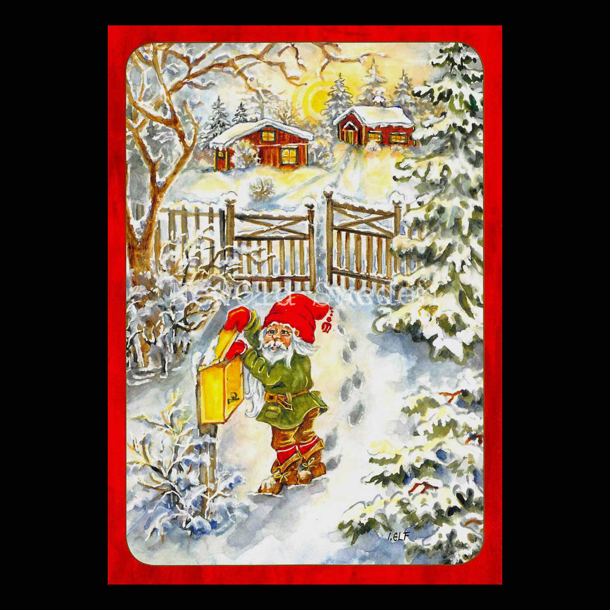 Julpost - Ingrid Elf - 1006