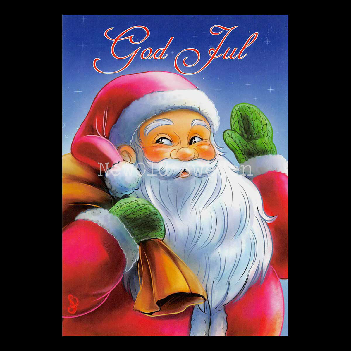 Tomten önskar God Jul & Gott Nytt År - Sara Berntsson - 1013