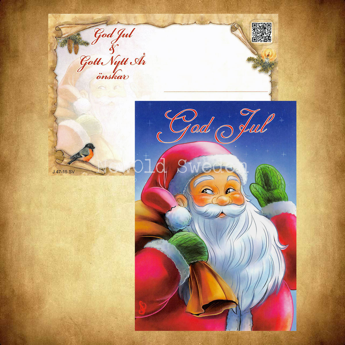 Tomten önskar God Jul & Gott Nytt År - Sara Berntsson - 1013 - 3