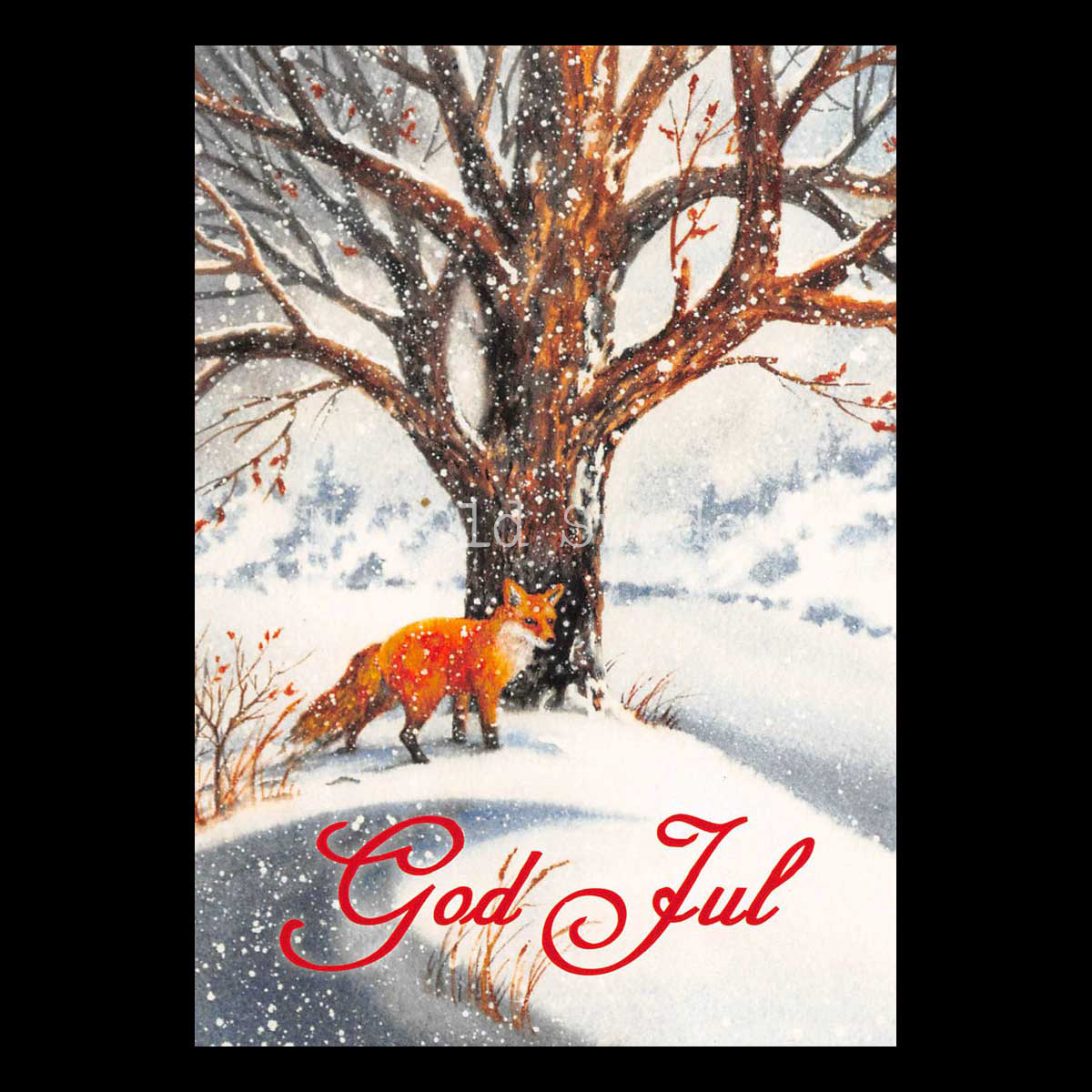 Räven God Jul & Gott Nytt År - 1010