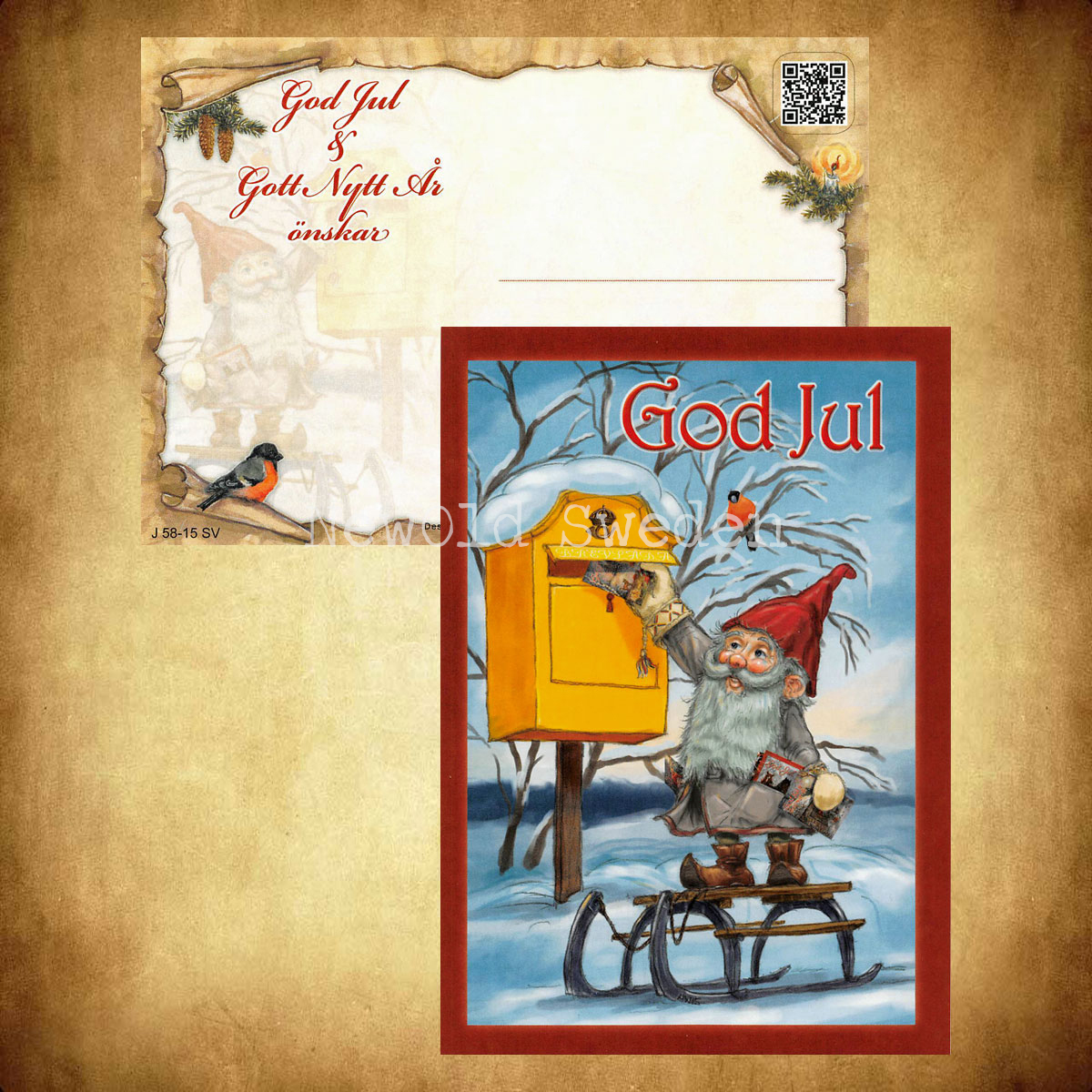 Julpost - God Jul - Pähr Westin - 1014 - 3