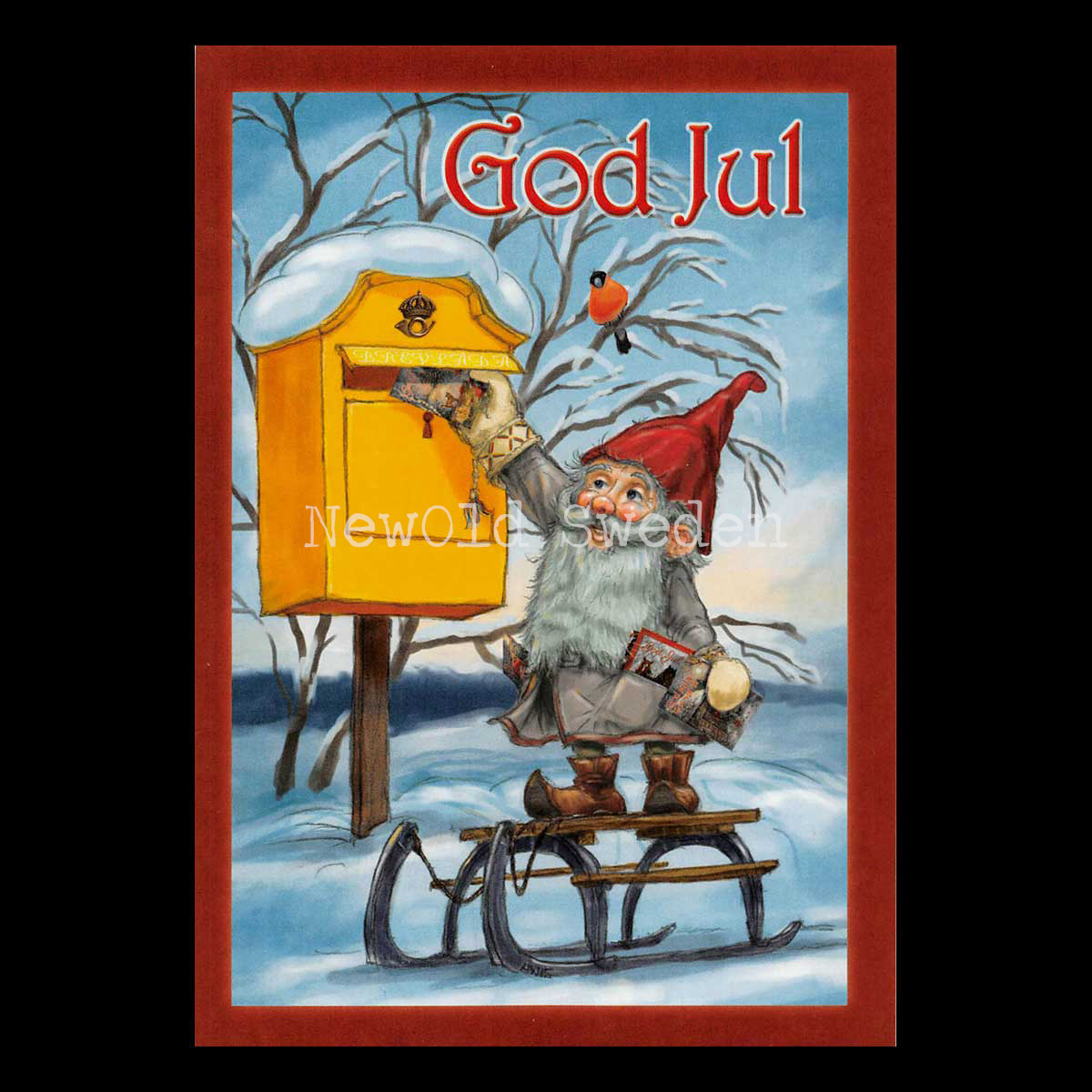 Julpost - God Jul - Pähr Westin - 1014