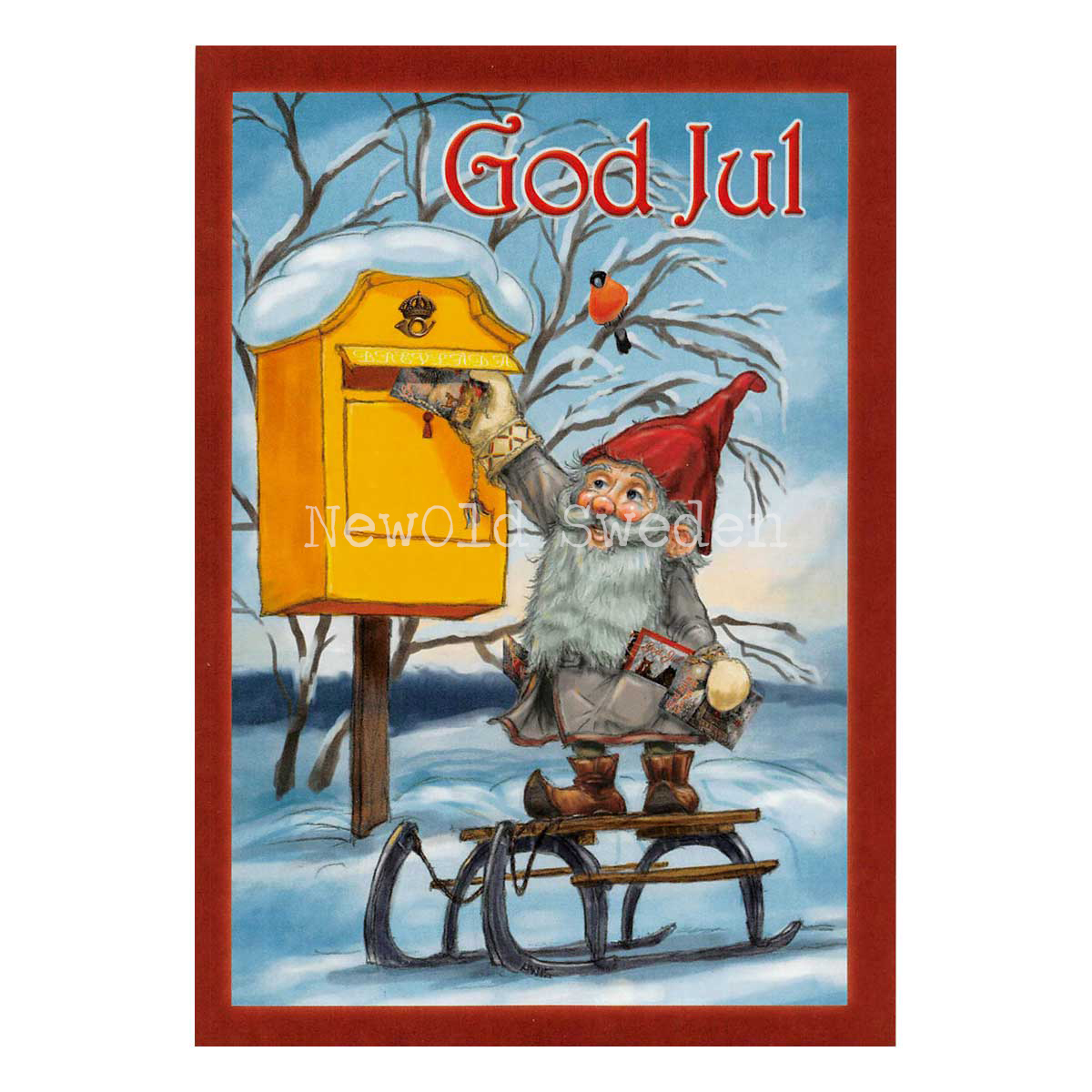 Julpost - God Jul - Pähr Westin - 1014 - 4