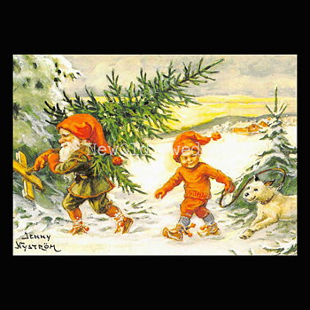 Julgranen - Jenny Nyström - 1018