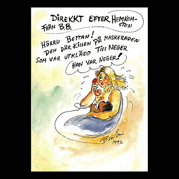 MASKERADEN  - Nr: 26 Bror-Erics Värsta - Vykort A5