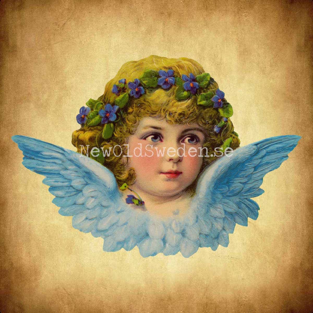 Blue Angel 16.5x11.5 cm - Bokmärke © Ernst Freihoff 5046 - 2