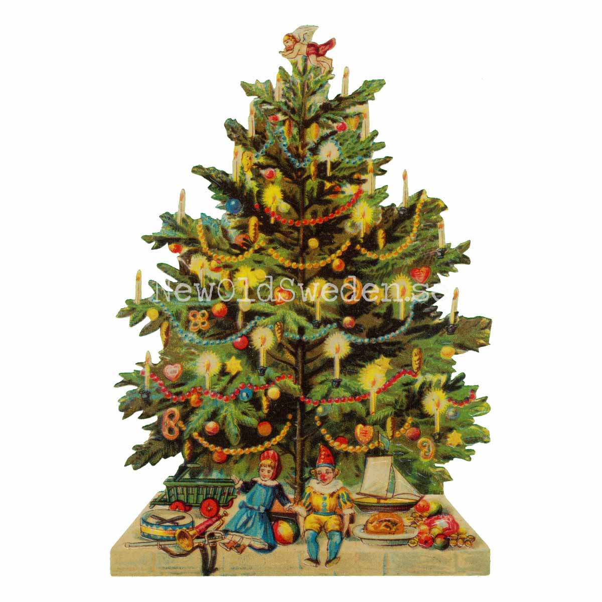 Christmas Tree 11.5x16.5 cm - Bokmärke © Ernst Freihoff 5050 - 3