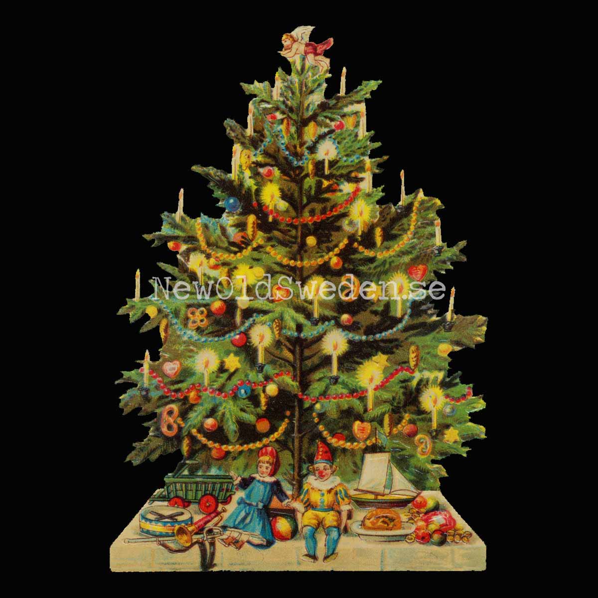 Christmas Tree 11.5x16.5 cm - Bokmärke © Ernst Freihoff 5050