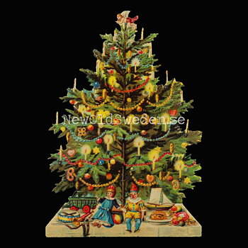 Christmas Tree 11.5x16.5 cm - Bokmärke © Ernst Freihoff 5050