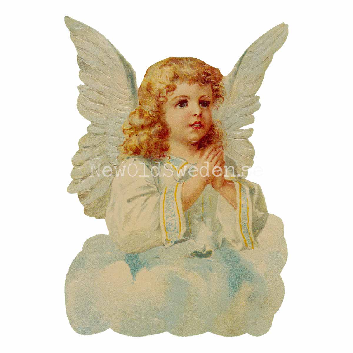 Praying Angel 11.5x16.5 cm - Bokmärke © Ernst Freihoff 5064 - 3