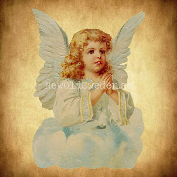 Praying Angel 11.5x16.5 cm - Bokmärke © Ernst Freihoff 5064